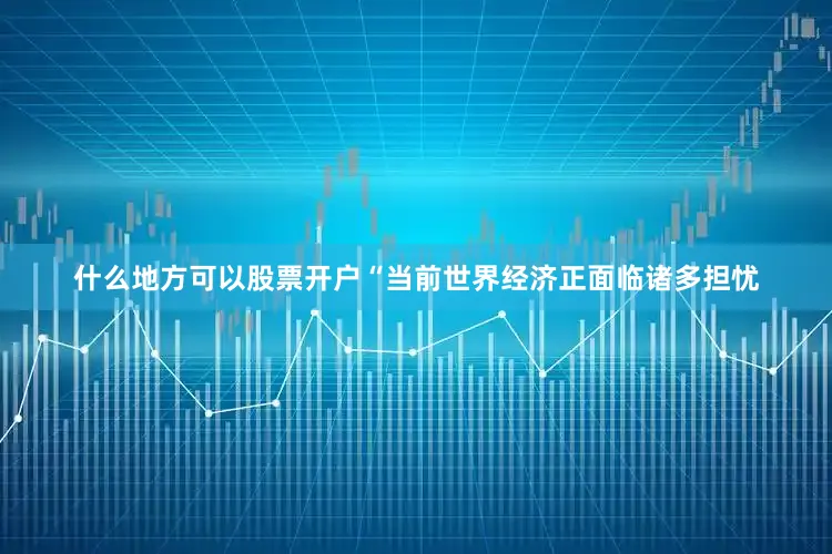 什么地方可以股票开户　　“当前世界经济正面临诸多担忧